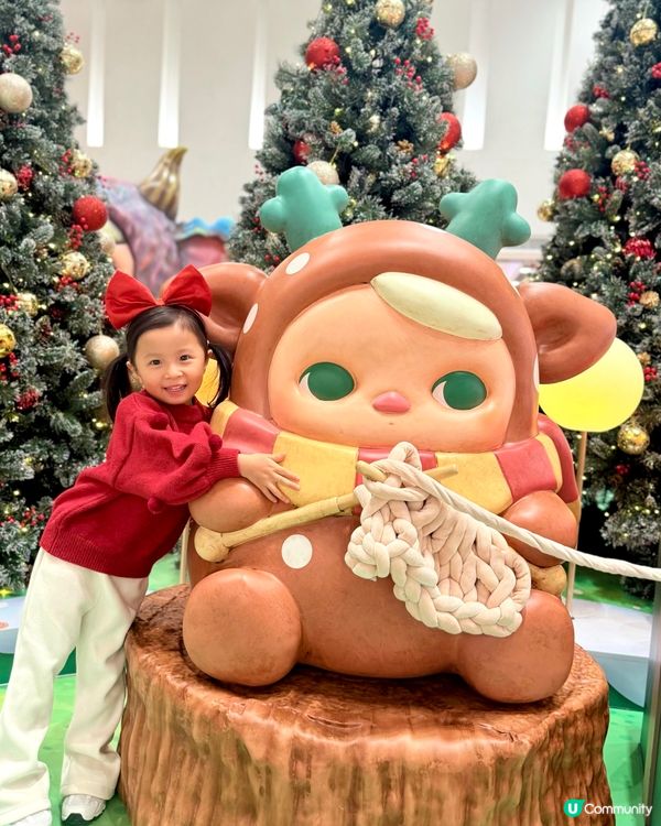 德福廣場化身聖誕奇幻森林🌲😍☁️每個打卡位都超可愛🥰🤩