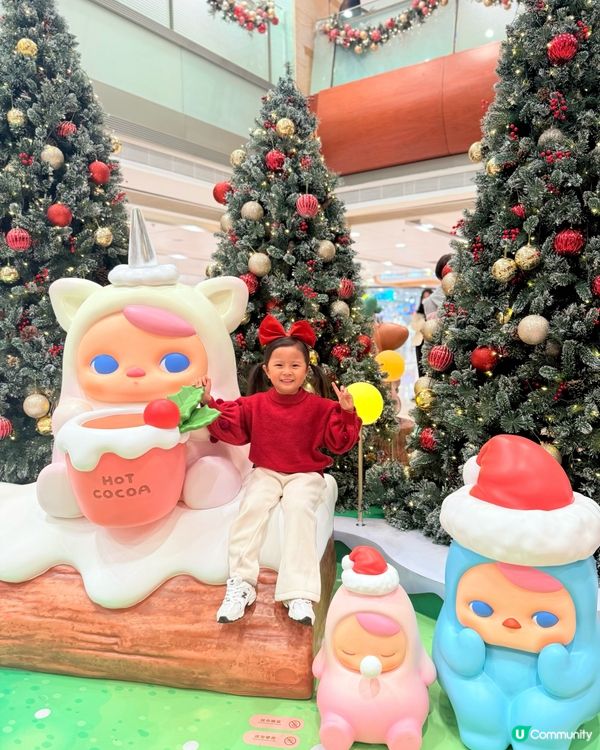 德福廣場化身聖誕奇幻森林🌲😍☁️每個打卡位都超可愛🥰🤩