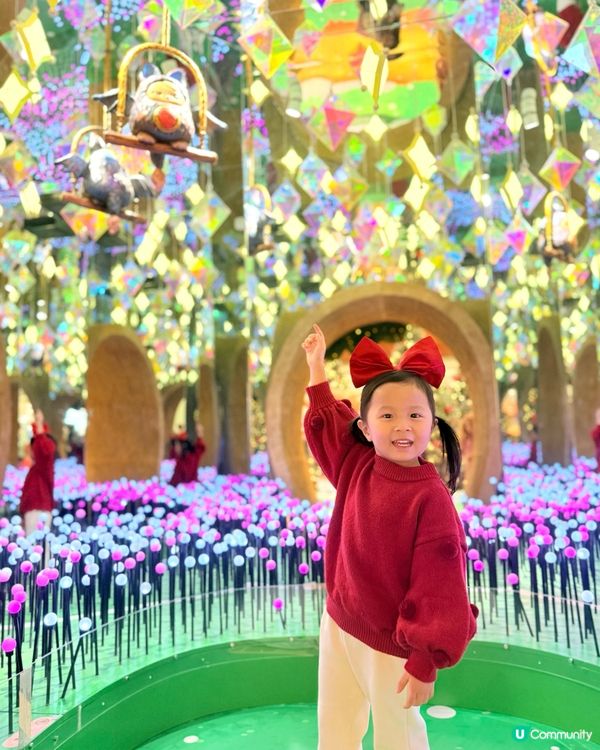 德福廣場化身聖誕奇幻森林🌲😍☁️每個打卡位都超可愛🥰🤩