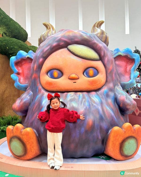 德福廣場化身聖誕奇幻森林🌲😍☁️每個打卡位都超可愛🥰🤩