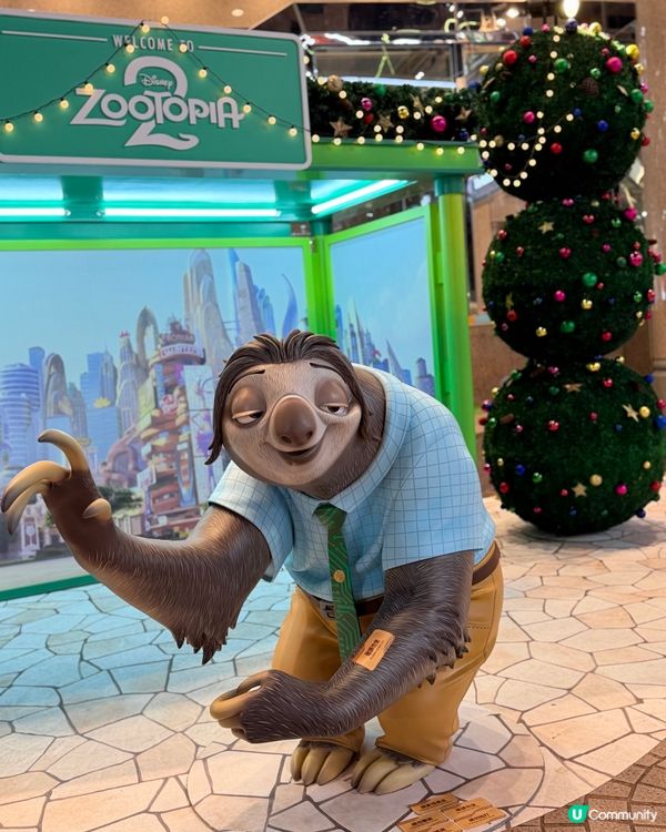 Zootopia 2 上映啦！時代廣場打卡位勁可愛🤩！ 