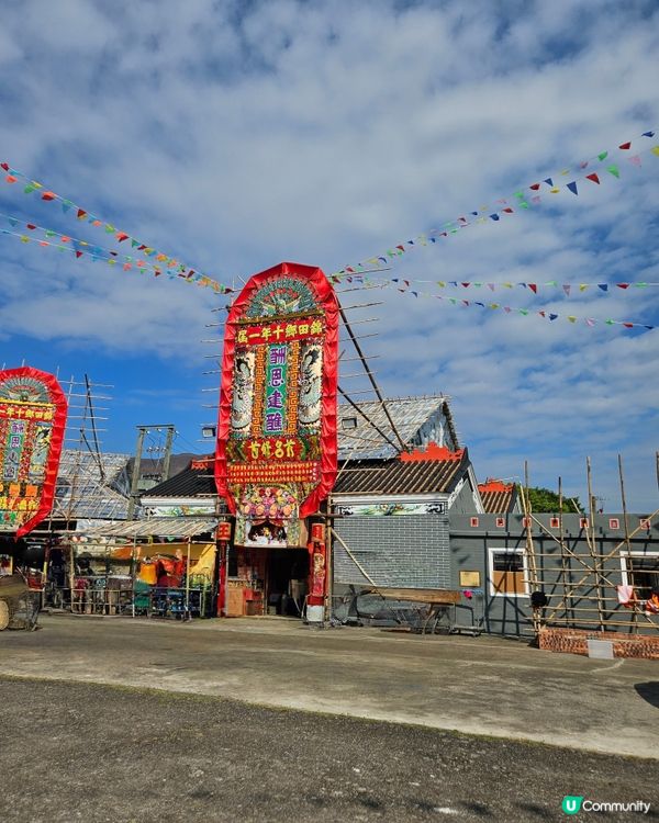 錦田鄉十年一屆酬恩建醮，
未開始前去感受下個氣氛先！