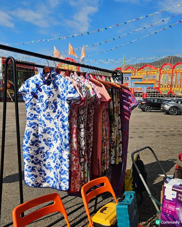 錦田鄉十年一屆酬恩建醮，
未開始前去感受下個氣氛先！