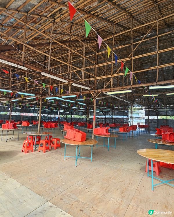 錦田鄉十年一屆酬恩建醮，
未開始前去感受下個氣氛先！