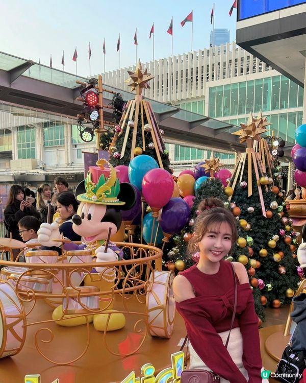 迪士尼好友尖沙咀報到！🎄 9米高聖誕樹打卡影相📸