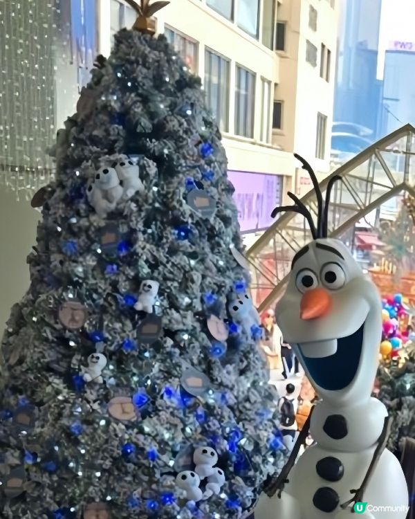 迪士尼好友尖沙咀報到！🎄 9米高聖誕樹打卡影相📸