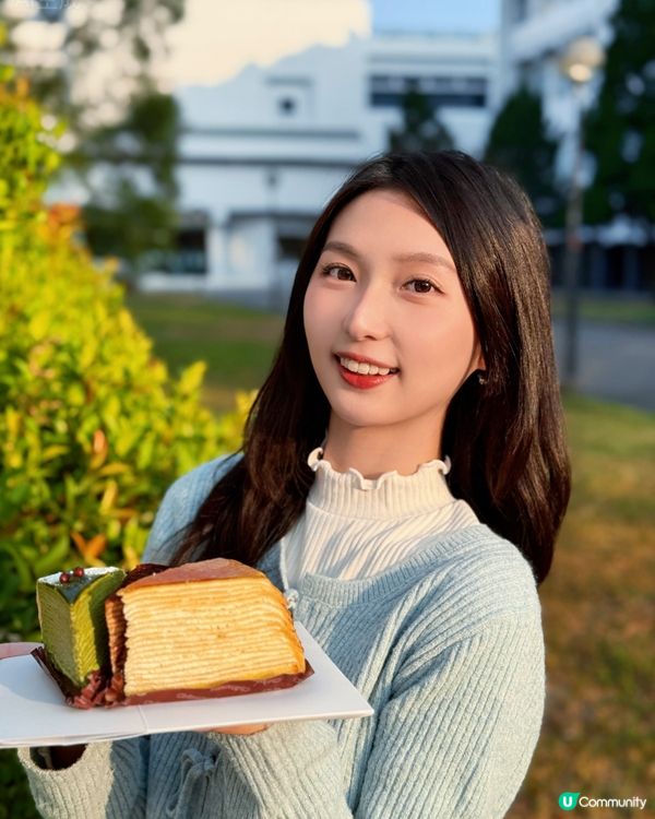 千層蛋糕回歸！獎勵自己😋🍰