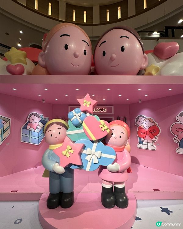 海港城聖誕打卡點！💖 泰國情侶檔好Sweet！📸