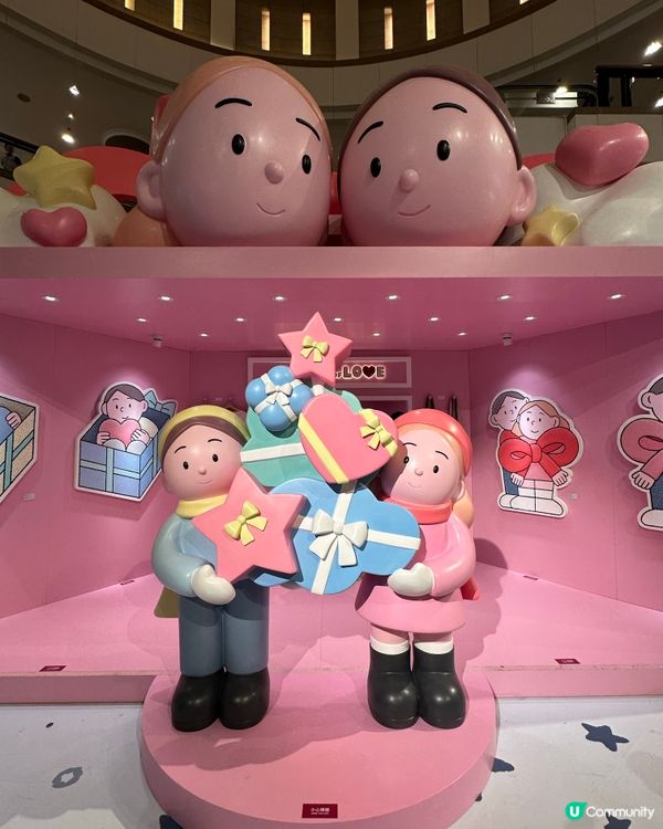 海港城聖誕打卡點！💖 泰國情侶檔好Sweet！📸