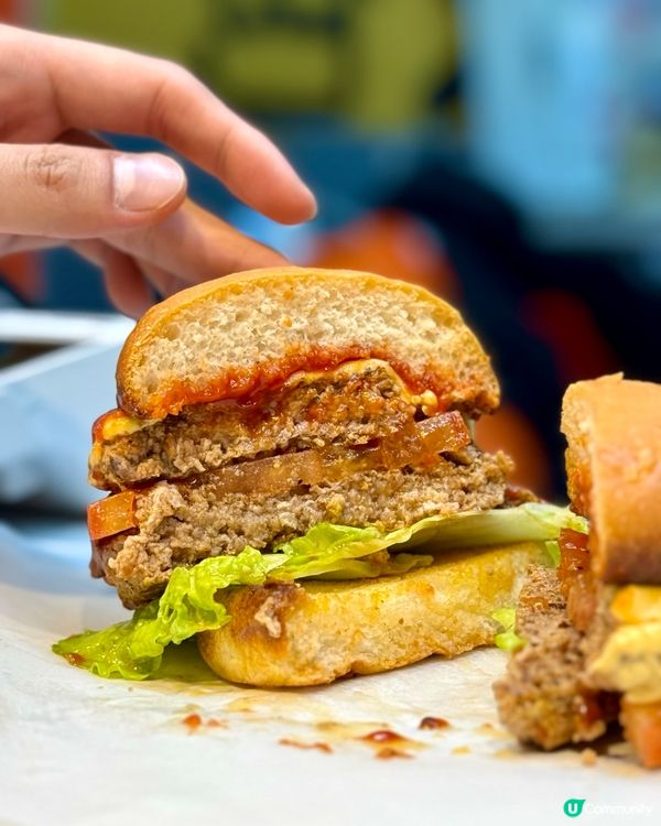 上環本地漢堡小店 名副其實"懶人包"