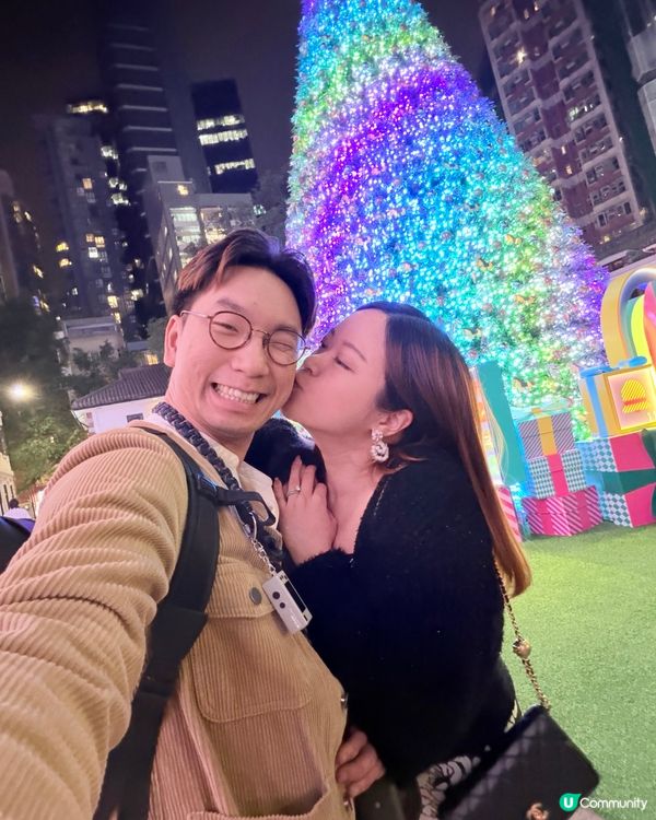 大館聖誕燈飾🤩！同老公浪漫打卡📸！