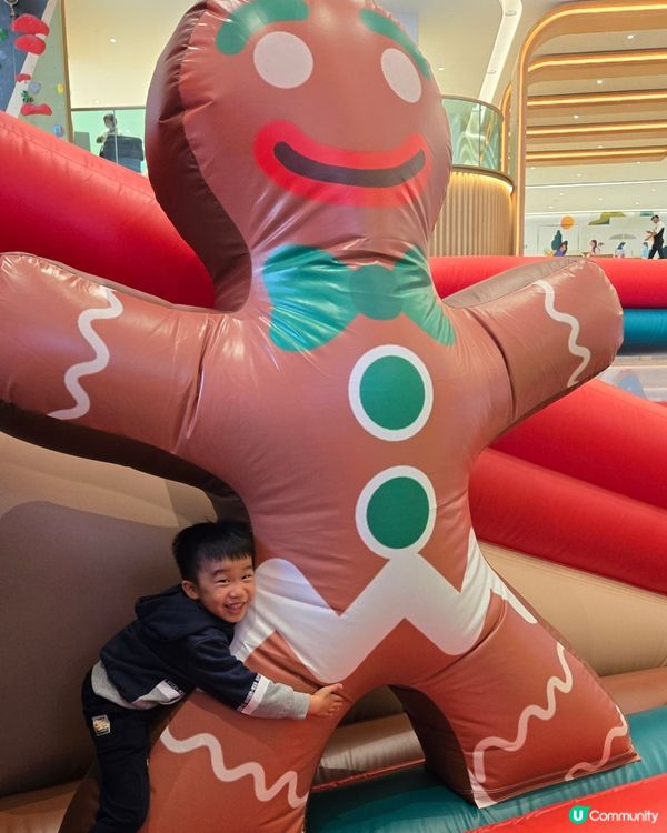 朗壹廣場聖誕彈彈跳！🚂🎄 玩到癲！