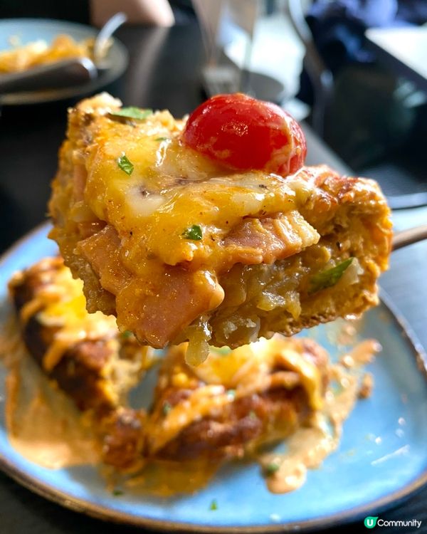 🦐蝦醬意粉有驚喜！入面仲有腐竹，慢煮蛋 😆