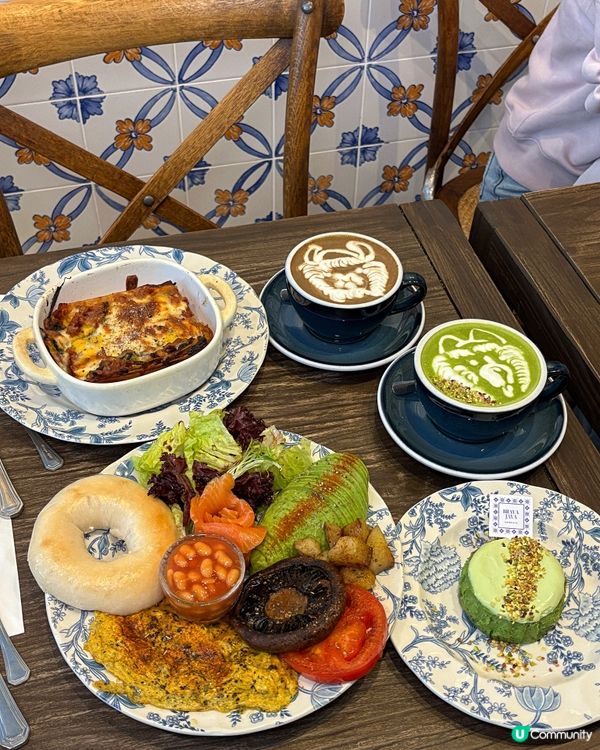 🎀元朗｡藍色花紋休閒Cafe☕️🎀