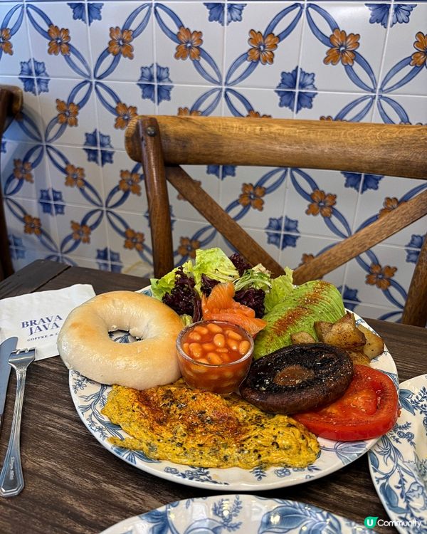 🎀元朗｡藍色花紋休閒Cafe☕️🎀