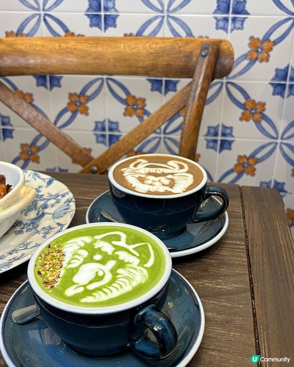 🎀元朗｡藍色花紋休閒Cafe☕️🎀