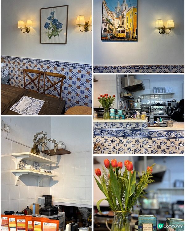 🎀元朗｡藍色花紋休閒Cafe☕️🎀