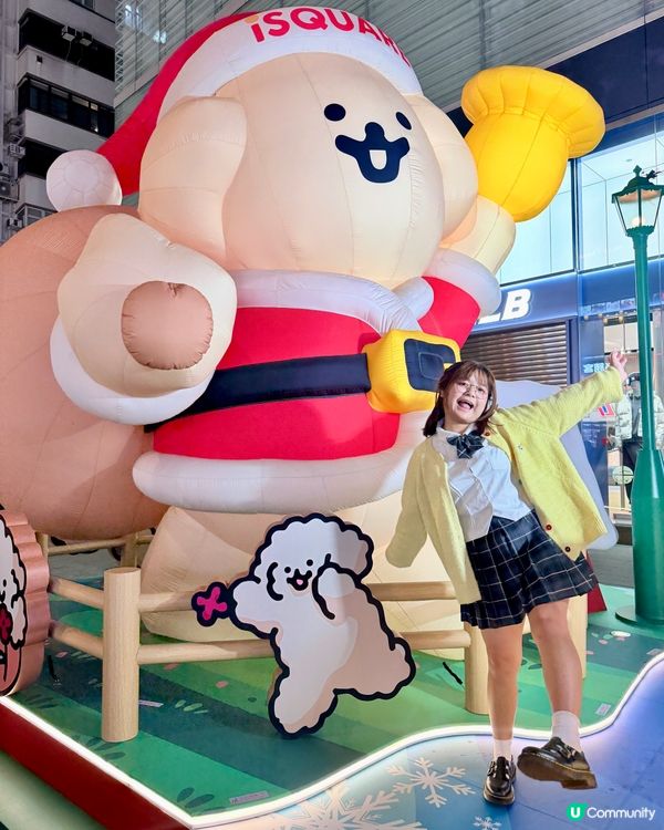 尖咀聖誕萌犬打卡！🐶🎄 影相必去！