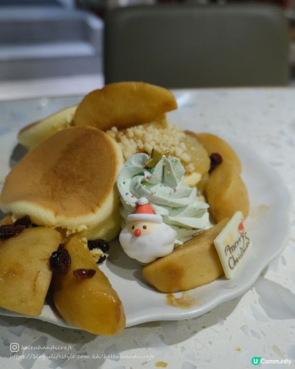 【吃下中環】聖誕特別版郁郁梳乎厘pancake - PHI Coffee & Pancake