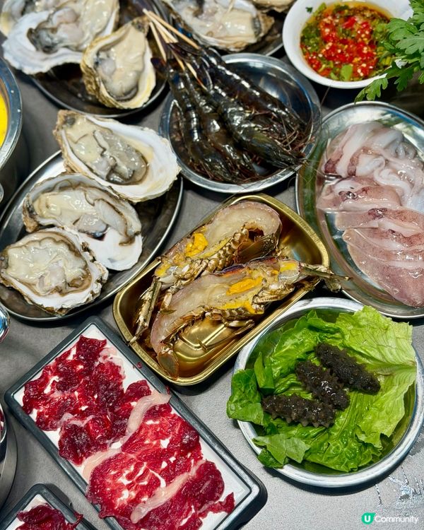 人氣活海鮮火鍋天花板🤤🦀🦐