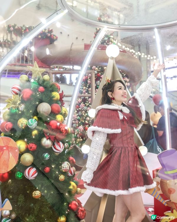 新城市廣場聖誕必去！✨ 水幕匯演超靚！🤩