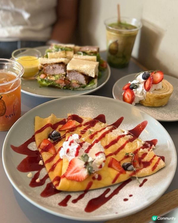 中畸町咖啡小店☕️！豬扒包超正😋！梨汁必試🍐！