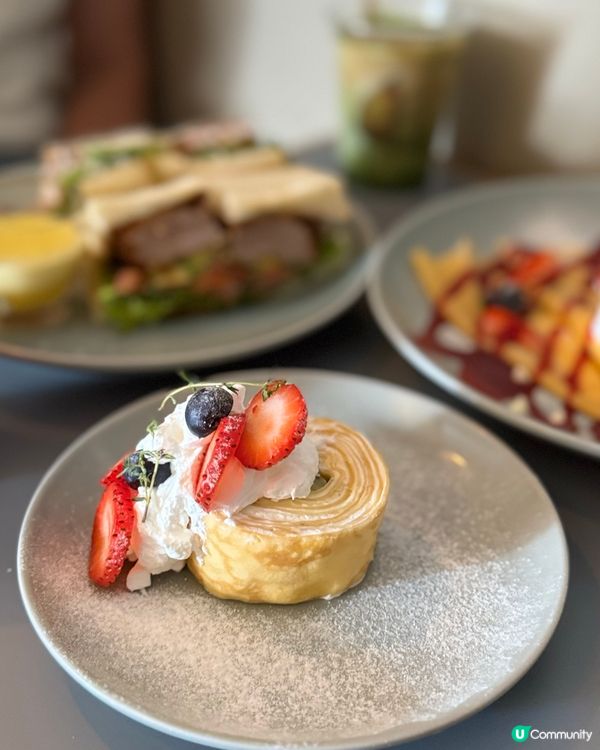 中畸町咖啡小店☕️！豬扒包超正😋！梨汁必試🍐！