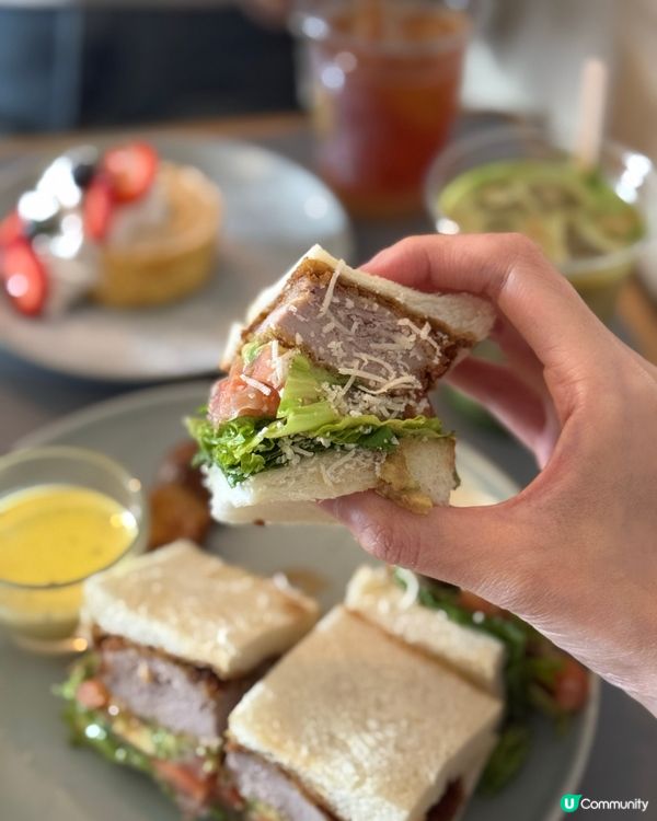 中畸町咖啡小店☕️！豬扒包超正😋！梨汁必試🍐！