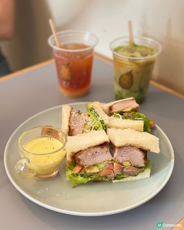 中畸町咖啡小店☕️！豬扒包超正😋！梨汁必試🍐！