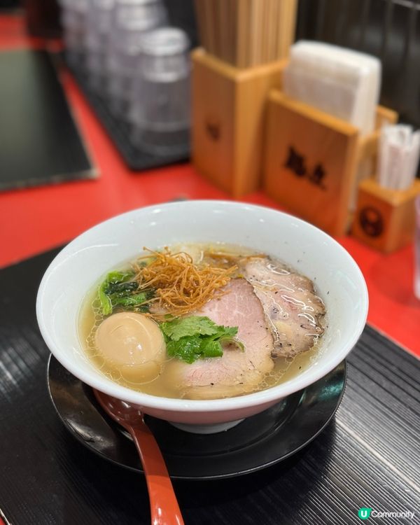 機場最後晚餐🍜！和牛雞白湯拉麵🤤！ 