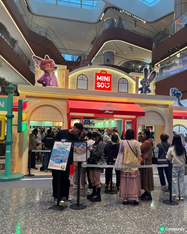 Disney x MINISO 優獸大都會🦊🐰啟德快閃店🤩