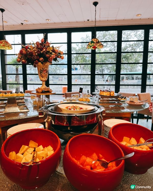 沙田麗豪酒店聖誕午餐🎄！烤牛扒超正🤤！