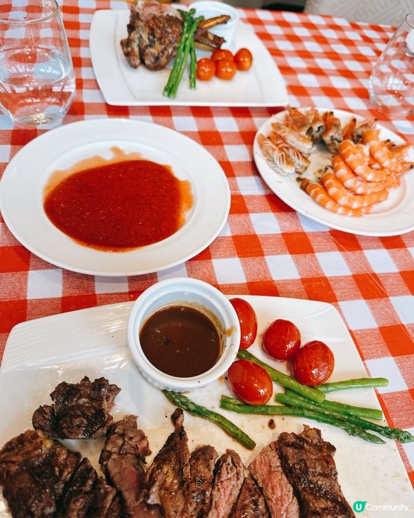 沙田麗豪酒店聖誕午餐🎄！烤牛扒超正🤤！