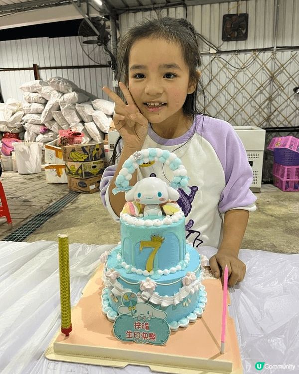 雖然我是一位單親媽媽，在聖誕節的暖光下，是屬於女女的生日25...