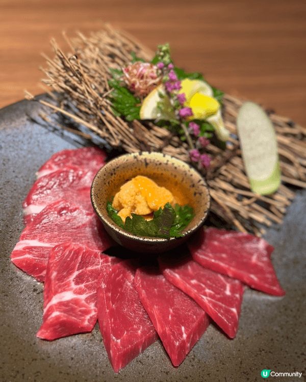 去左熊本旅行，首嘗「馬櫻」餐廳既馬肉刺身同燒肉！馬肉感覺好厚...
