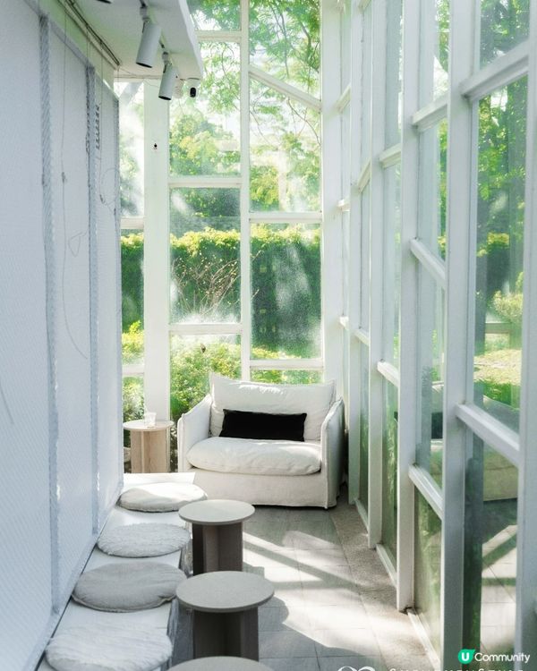 深圳南山打卡必去「白色玻璃屋Cafe」☕️四周綠意盎然勁似歐洲🌿