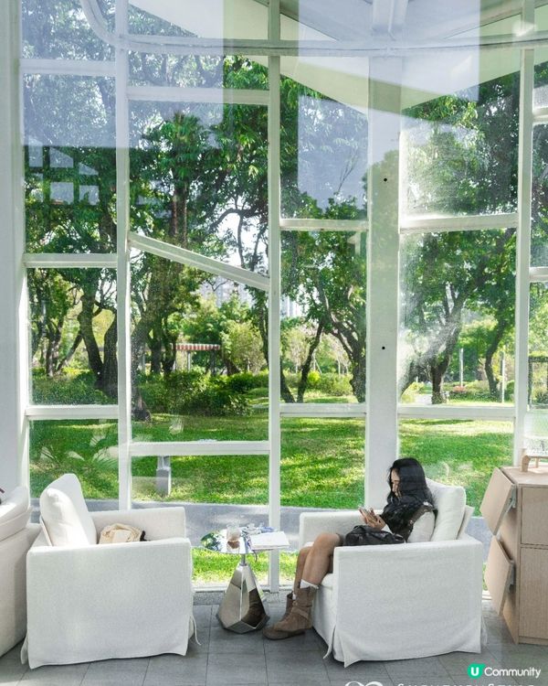 深圳南山打卡必去「白色玻璃屋Cafe」☕️四周綠意盎然勁似歐洲🌿