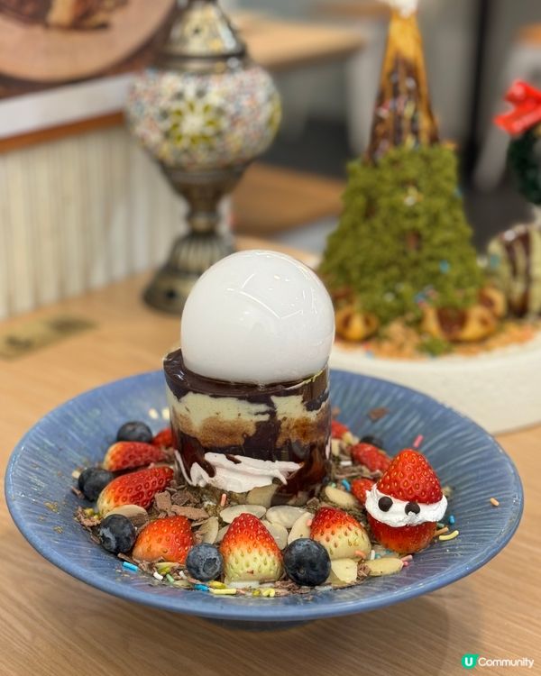 旺角甜品店🎄聖誕限定杜拜朱古力樹必試🤤