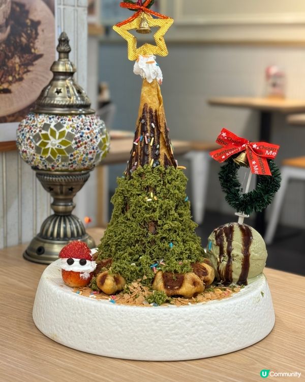 旺角甜品店🎄聖誕限定杜拜朱古力樹必試🤤