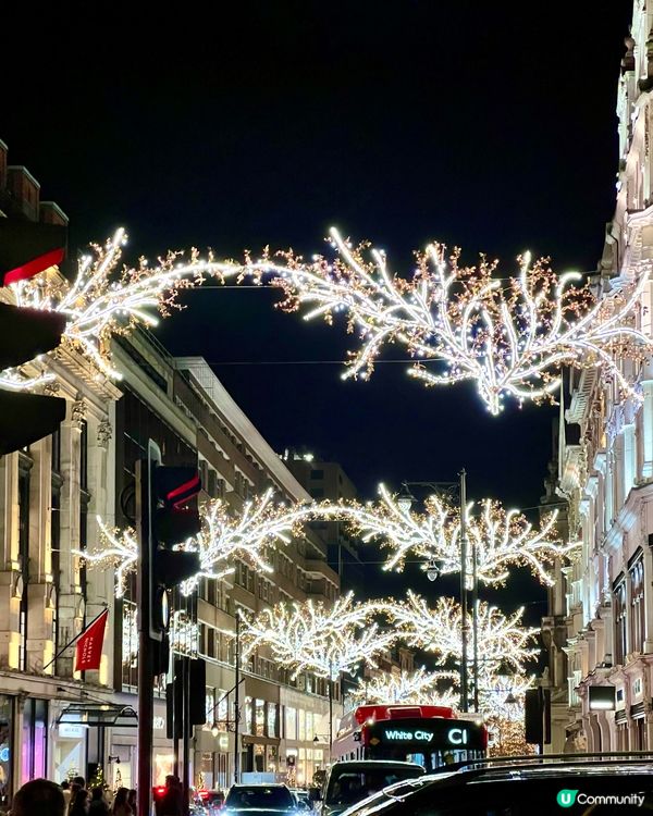 『英國』🇬🇧倫敦聖誕燈飾🎄｜✨浪漫打卡位📸