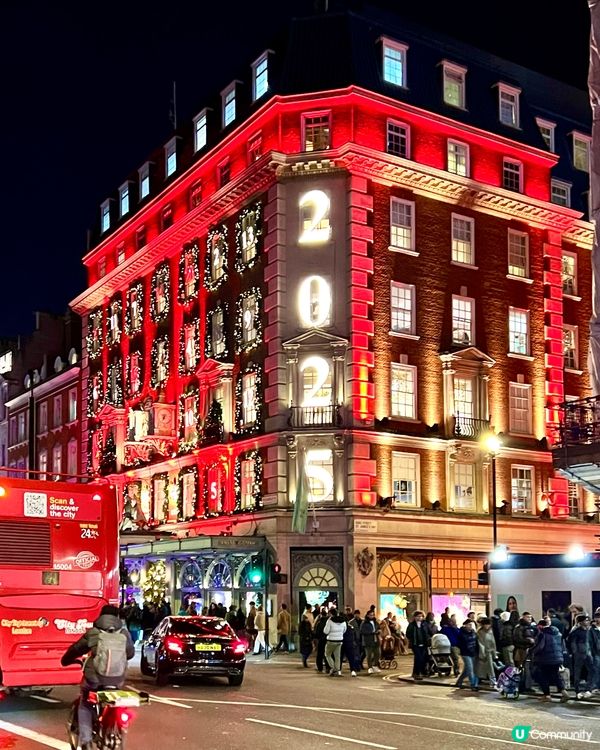 『英國』🇬🇧倫敦聖誕燈飾🎄｜✨浪漫打卡位📸