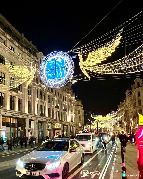 『英國』🇬🇧倫敦聖誕燈飾🎄｜✨浪漫打卡位📸