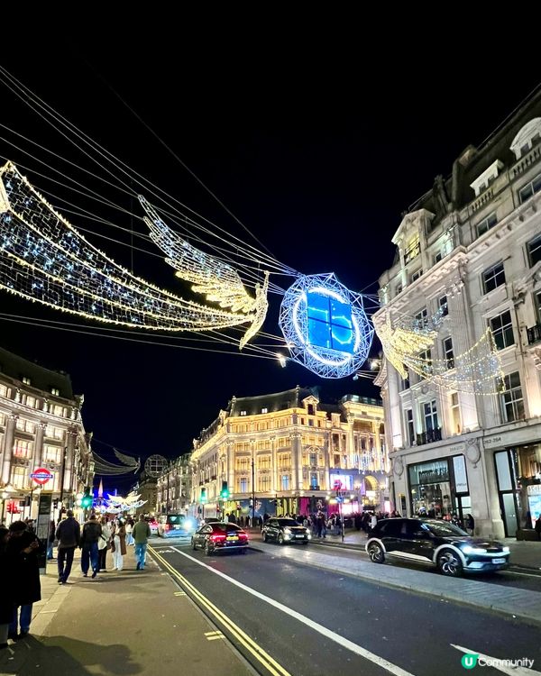『英國』🇬🇧倫敦聖誕燈飾🎄｜✨浪漫打卡位📸