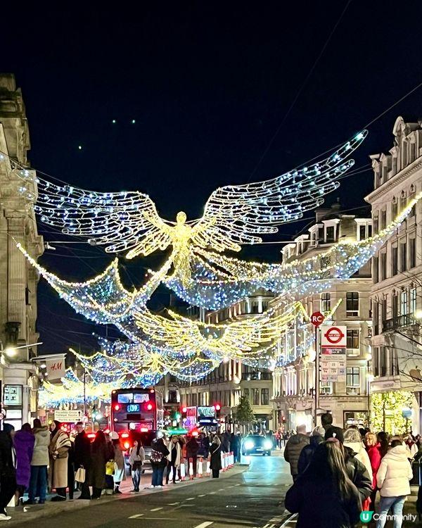 『英國』🇬🇧倫敦聖誕燈飾🎄｜✨浪漫打卡位📸