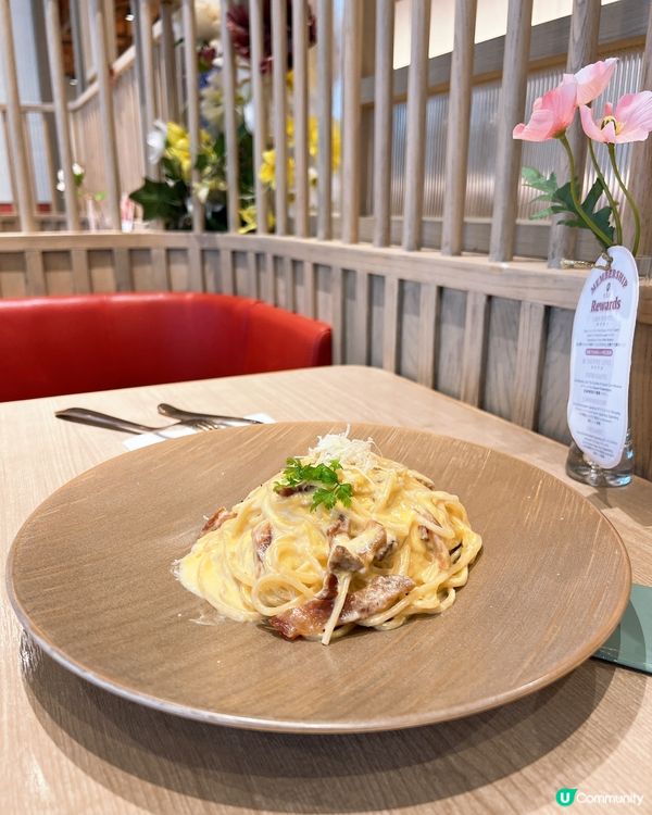 喜歡食卡邦尼同pancake一定要來🤤