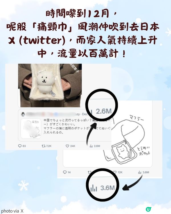 「痛頸巾」成冬日潮流🧣由小紅書紅到去日本！📕