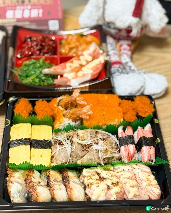 聚餐輕鬆又easy 必推元気壽司聖誕盛 🥳🍣 