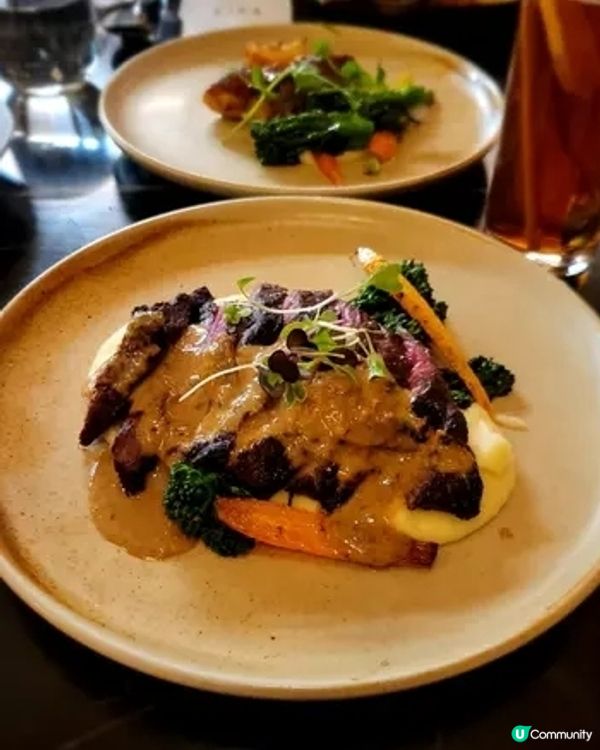 銅鑼灣扒房午餐🤤！牛扒超正😋！