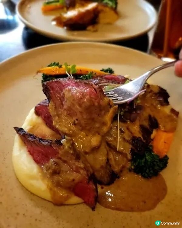 銅鑼灣扒房午餐🤤！牛扒超正😋！