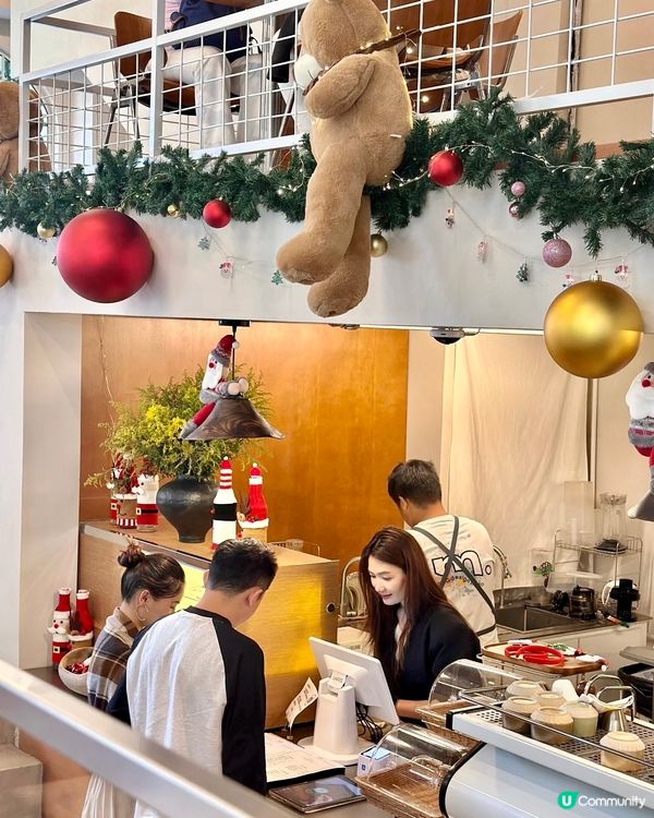 浪漫紫熊啤啤聖誕🎄新晉網紅咖啡館
